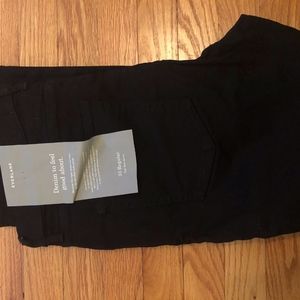 Everlane High Rise Skinny Jeans in Black